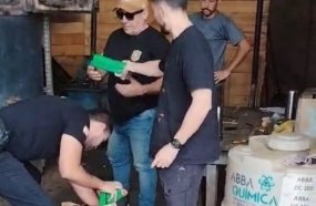 Polícia Civil de Joaçaba incinera mais de 150 kg de drogas 