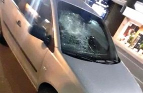 Homem é preso após agredir e danificar carro da ex-companheira 
