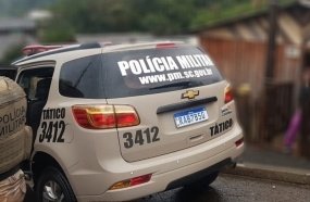 Foragidos são presos pela Polícia Militar após troca de tiros 