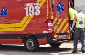 Homem fica soterrado após ser ‘engolido’ por calçada no centro de Piratuba 