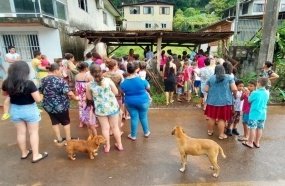Dindos do Bem encerra programação de 2023 com Ação de Natal Herval d'Oeste