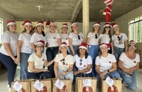 Ação da CDL/Mulher ilumina o Natal de 55 Famílias na Vila Cachoeirinha 