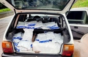 PM Rodoviária apreende carga de agrotóxicos contrabandeada 