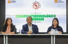 Governo de SC apresenta cenário epidemiológico da dengue 