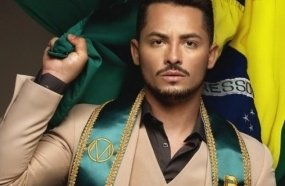 Mister Brasil Globe vai desfilar pela Vale Samba no Carnaval de Joaçaba