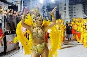 Joaçaba encerra Carnaval com a segunda noite de desfile das Escolas de Samba