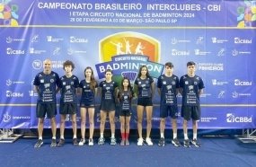 Atletas de Joaçaba conquistam 9 medalhas no Nacional de Badminton 
