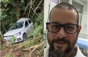 Médico catarinense é encontrado morto em ribanceira no Paraná 