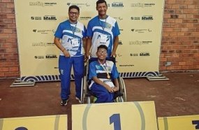 Atleta de bocha de Joaçaba conquista ouro no Meeting Paralímpico