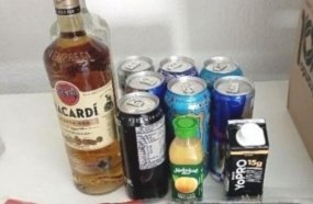 Indivíduo é preso após furtar bebidas e alimentos em supermercado 