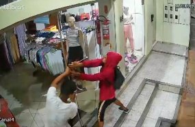 Ladrões promovem arrastão no comércio de Herval d´Oeste 