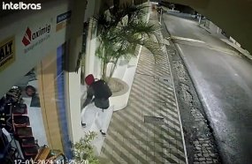 Farmácia foi alvo de arrombamento durante o fim de semana em Joaçaba 