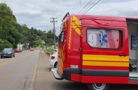 Ciclista morre após ser atropelado por carro na SC-355