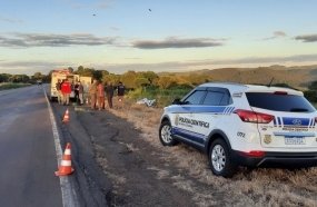 Motorista é preso após matar caminhoneiro atropelado na BR-153
