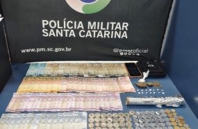 Motorista é preso por tráfico de drogas após tentar fugir de abordagem 