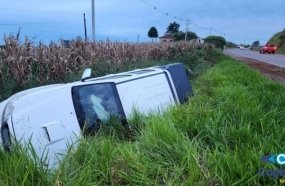 Motorista provoca acidente após cochilar ao volante na SC-467