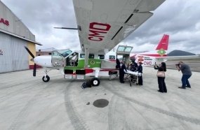 Serviço aeromédico de Joaçaba faz primeiro transporte de paciente 