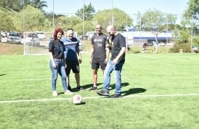 Unoesc Joaçaba inaugura campo de futebol society  
