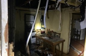 Incêndio atinge casa no bairro Santa Tereza, em Joaçaba  