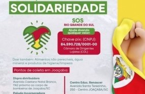 CDL/Joaçaba lança Pix Solidário para ajudar vítimas da tragédia no RS