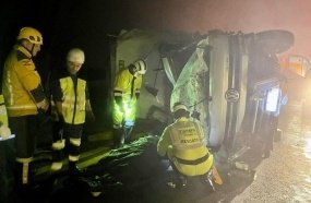 Motorista de caminhão morre em acidente envolvendo cinco veículos 