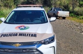 Polícia Militar recupera caminhonete um dia após o furto  