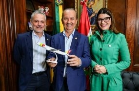 Santa Catarina terá voo direto para a Europa três vezes por semana