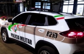 Homem é preso após exibir pistola em posto de combustível de Joaçaba