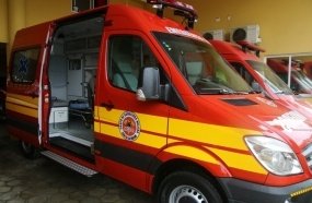 Bebê é socorrido com queimaduras de 2º grau pelo corpo