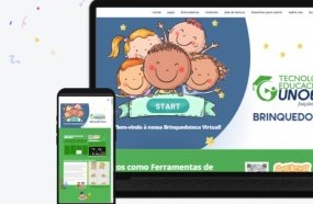 Estudantes de Tecnologia Educacional criam brinquedoteca virtual na Unoesc
