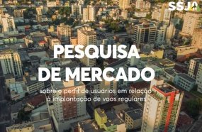 Pesquisa sobre o aeroporto é entregue para a Companhia Aérea Azul