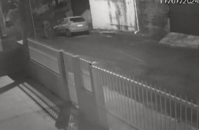 Casal acorda com ladrão dentro da residência em Herval d´Oeste 