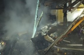 Barraco é destruído por incêndio em Campos Novos 