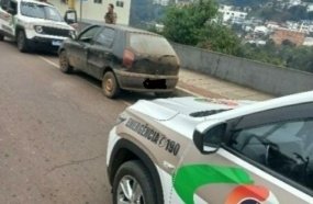 PM recupera em Joaçaba carro furtado em Salto Veloso