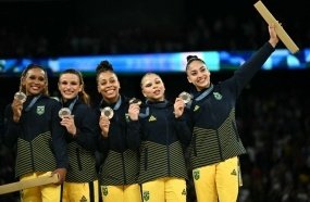 Brasil conquista medalha de bronze na ginástica artística em Paris
