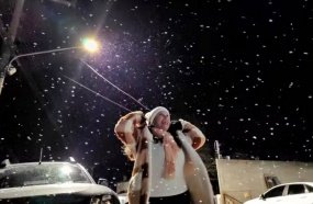 São Joaquim registra a primeira neve do ano em Santa Catarina 
