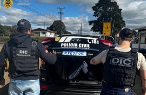 Polícia Civil prende foragido da justiça em Campos Novos 