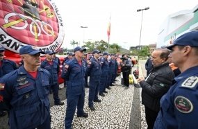 Santa Catarina envia Bombeiros para combater incêndios no Mato Grosso do Sul