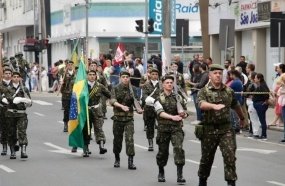 Veja como foi o desfile cívico de 7 de Setembro em Joaçaba
