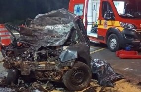 Motorista morre após colisão em frente a PRF de Campos Novos