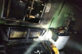 Incêndio danifica residência em Herval d’Oeste