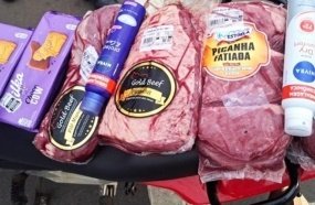 Motociclista é detido com mercadorias sem nota fiscal após ultrapassar viatura da PM