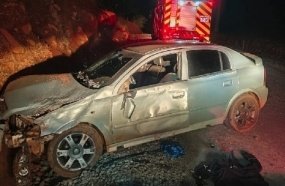 Colisão em barranco deixa jovem ferido no interior de Ipira