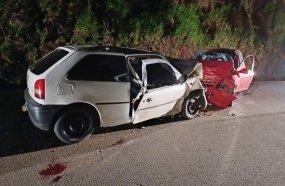 Colisão frontal tira a vida de jovem de 20 anos em Erval Velho