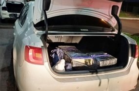 Trio é preso em Joaçaba transportando 50 kg de maconha 