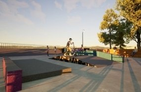 Prefeito assina ordem de serviço para a construção da pista de skate em Joaçaba