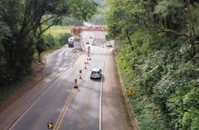 Iniciam as obras de melhorias no trevo da Pedreira Triângulo