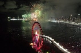 Balneário Camboriú terá prévia do Réveillon com teste de fogos e contagem regressiva