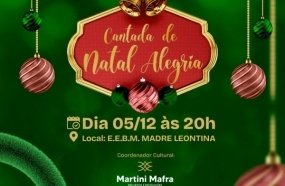 Cantata de Natal 'Alegria' encanta Ibicaré nesta quinta-feira