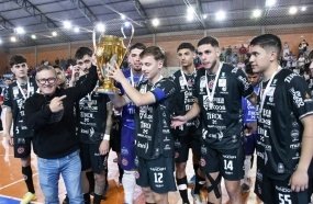 Sub-20 do Joaçaba Futsal é vice-campeão da Liga Catarinense Adulta
